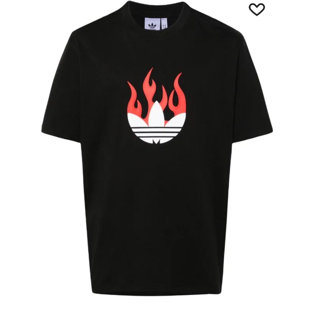 💜Firm Price💜 Adidas Flames cotton Tee